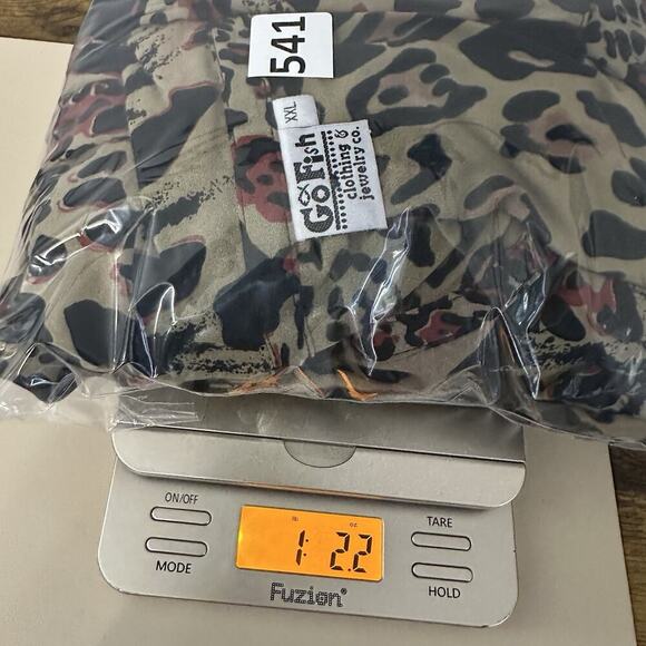 Go Fish Wrap Dress Womens XXL Animal Print Midi Rayon Mobwife Artsy Boho - Picture 13 of 13